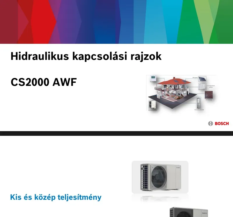 Υδραυλικά Διαγράμματα Σύνδεσης CS2000 AWF